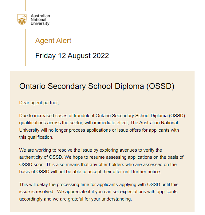 澳洲收縮OSSD？別慌！OSSD仍是直錄名校利器！